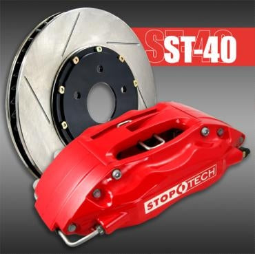 z31pmpDZ_Stoptech_20ST40 STOPTECH 83.647.4600.71 BBK 2PC РОТОР ПЕРЕДНИЙ ШЛИФОВЫЙ 332X32/40 RED NISSAN 300ZX'90-96 — изображение 1