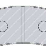 Передние тормозные колодки FERODO FRP3085H DS2500 для LOTUS Exige Cup 240/Sport Cup