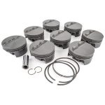 MAHLE 197786145 Комплект поршней 87,50 x 32,87 мм CH, ход 94,0 мм, шток 150,622 мм, палец 22,5 мм, -15,3 куб.см, 353 г, 9,5CR, 4032