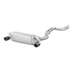 Линия разработки выхлопной системы AKRAPOVIC MTP-BM/SS/3H (нержавеющая сталь) для BMW M140i (F20 / F21), одобрение ЕС