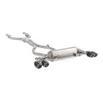 Линия выхлопной системы AKRAPOVIC S-AR/TI/1H Evolution (титан) для ALFA ROMEO Giulia Quadrifoglio 2016-2020, одобрение типа ECE
