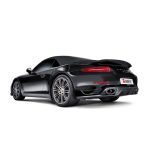 AKRAPOVIC S-PO991TSO-HT Надеваемый трубопровод выхлопной системы (титан) для PORSCHE 911 Turbo / Turbo S (991), одобрение типа ECE — изображение 6