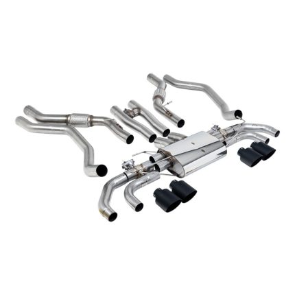 Выхлопная система MILLTEK SSSLR225 Cat-Back, 3,15 дюйма (насадки Cerakote Black GT-115) для LAND ROVER Range Rover Sport SV (L461) 2024-