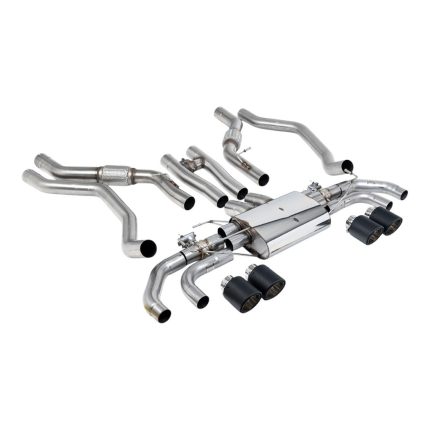 Выхлопная система MILLTEK SSSLR228 Cat-Back, 3,15 дюйма (насадки Carbon JET-115) для LAND ROVER Range Rover Sport SV (L461) 2024-