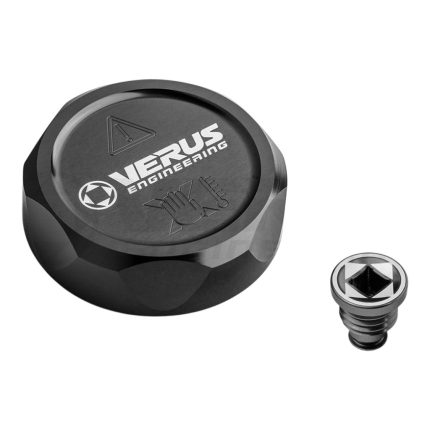 VERUS ENGINEERING A0689A-BLK Крышка охлаждающей жидкости с винтом для прокачки охлаждающей жидкости, черная для TOYOTA GR Corolla